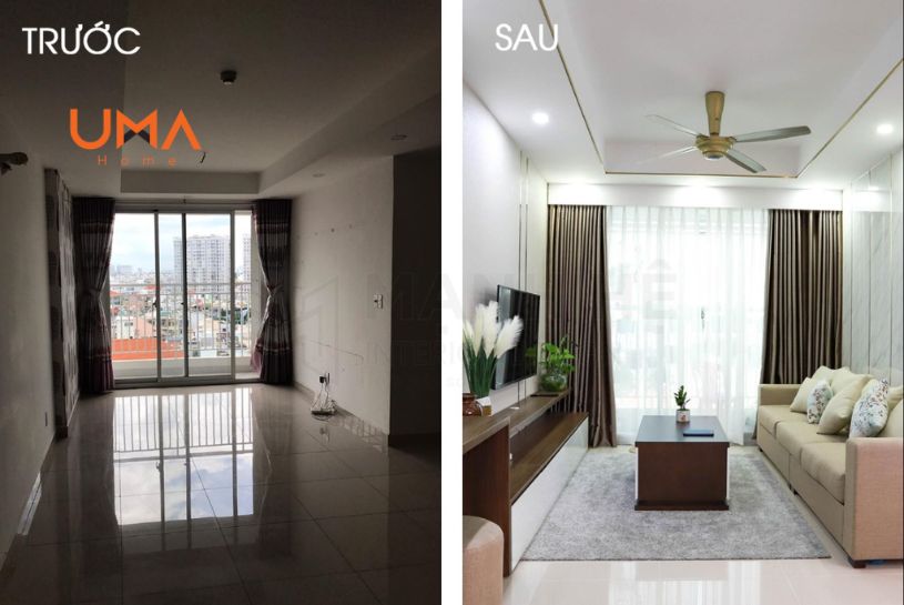 cải tạo phòng khách đẹp