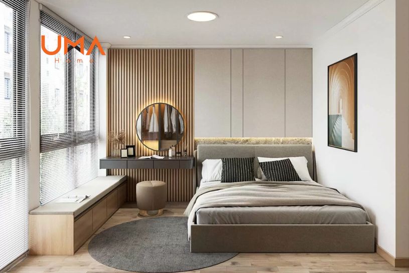 Cải tạo phòng ngủ nhỏ với nội thất đa năng