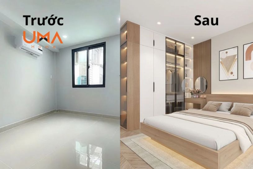 cải tạo phòng ngủ 16m2