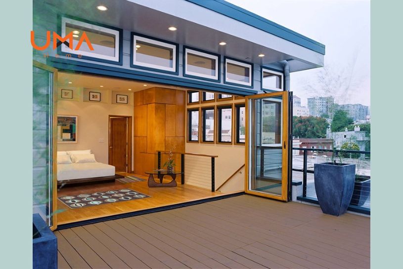 cải tạo sân thượng thành phòng ngủ